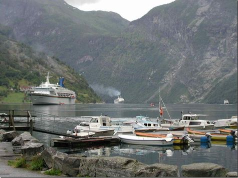 gro�e "P�tte" im Geirangerfjord