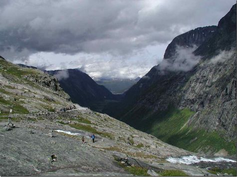 Str. 63 im Trollstigheimen - Blick nach Norden