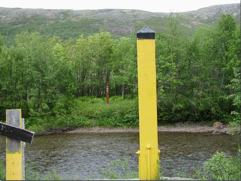 hart an der Grenze zu Russland