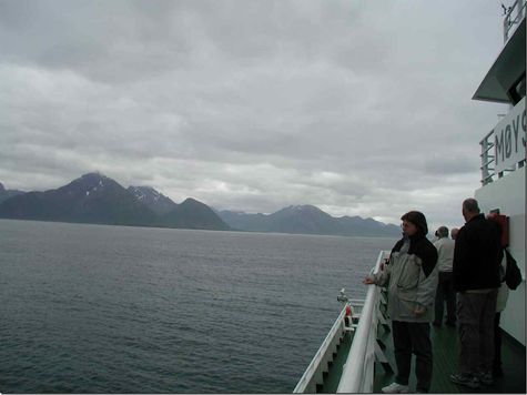 auf der F�hre von Melbu nach Fiskebol