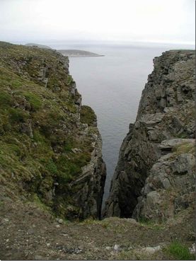 Blick zum Knivskjelodden