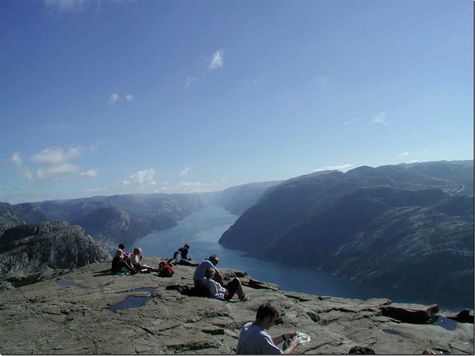 Aussicht auf den Lysefjord