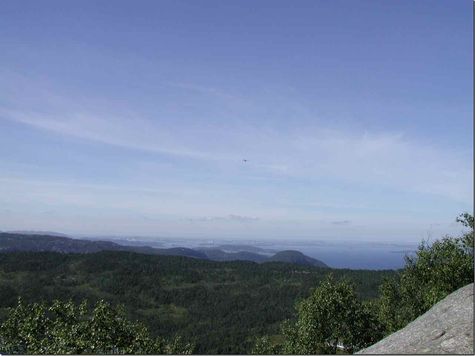 der R�ckweg - Ausblick Richtung Stavanger